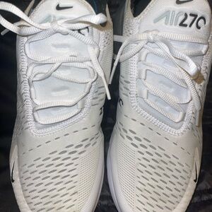 Nike Air 270 White and Black Sneakers